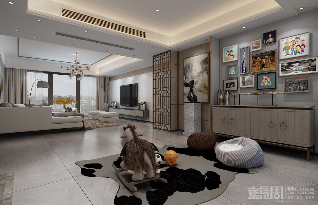 曦灣天馥私宅設計:休閑區