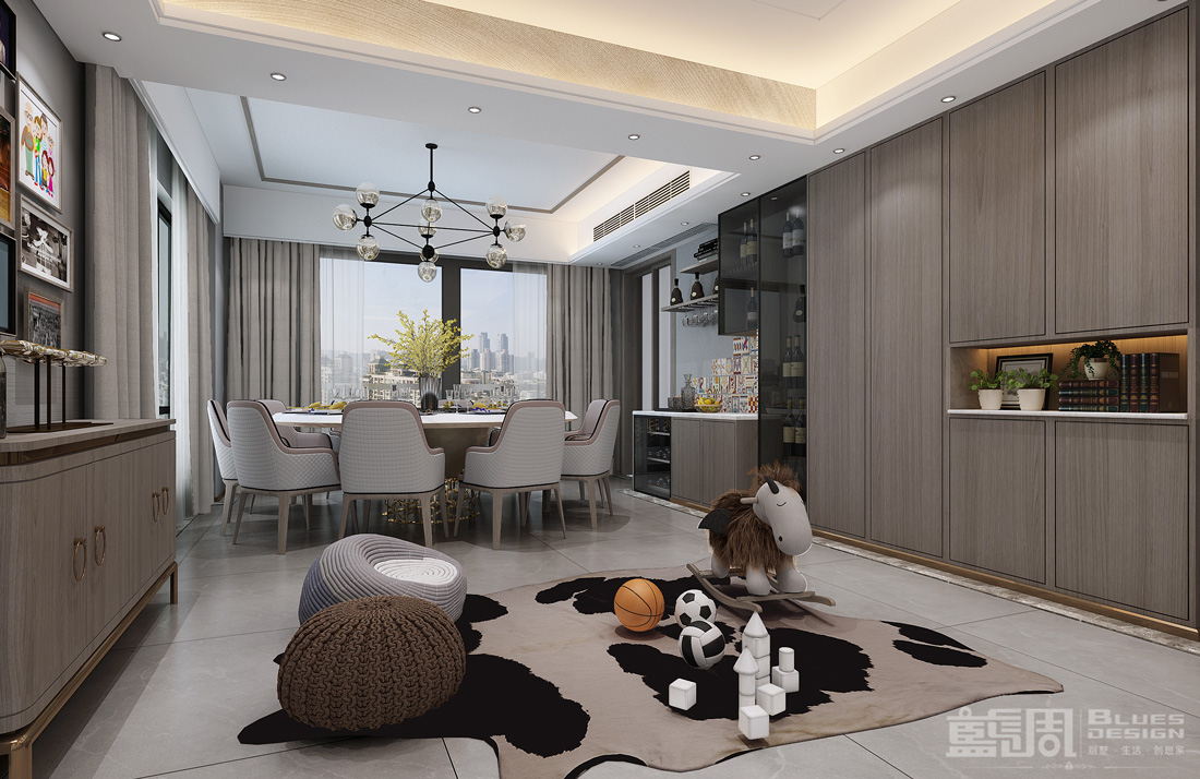 曦灣天馥私宅設計:餐廳