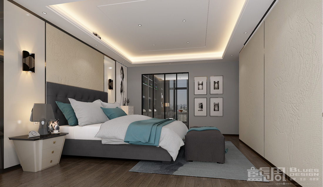 曦灣天馥私宅設計:主臥