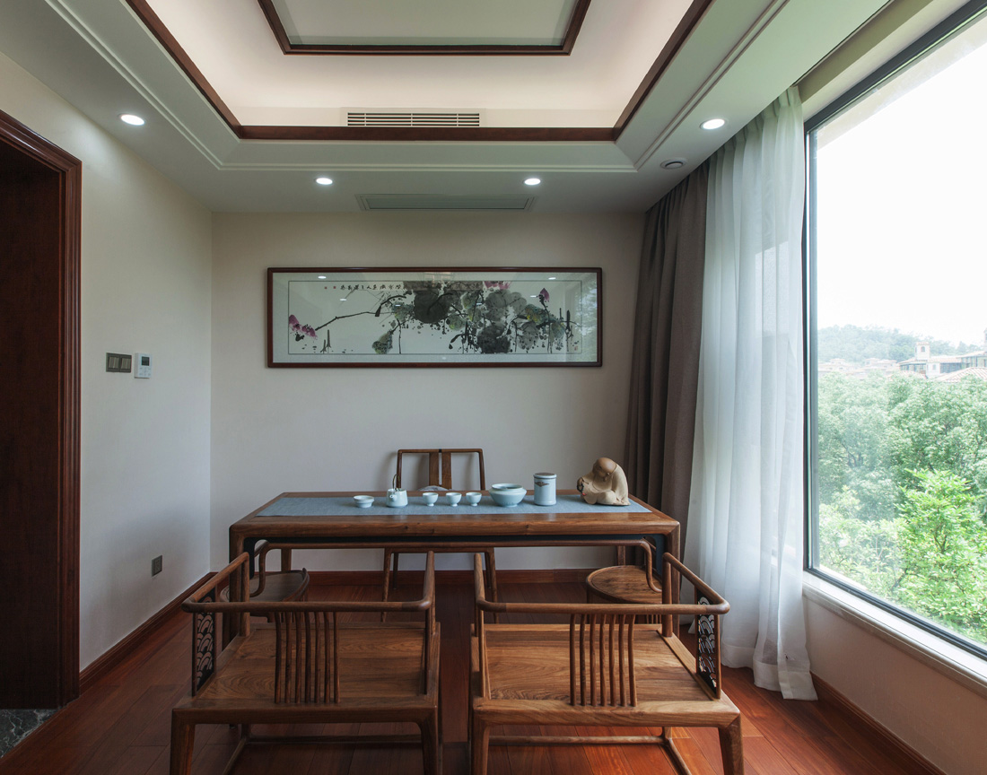 深圳別墅裝修-藍(lán)調(diào)裝飾設(shè)計