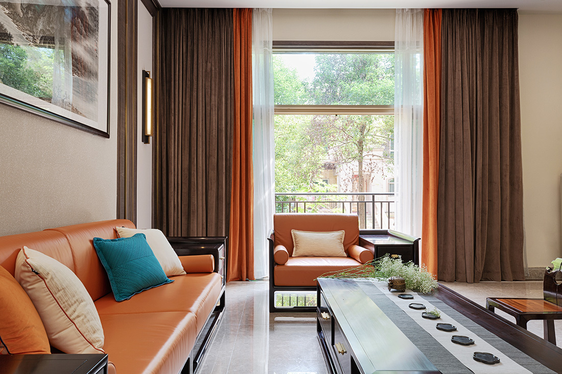 公園大地聯(lián)排別墅客廳設(shè)計(jì)-