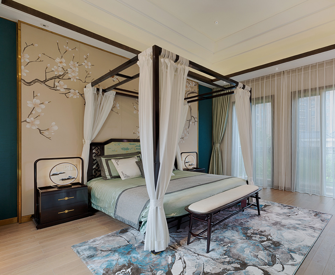 深圳公園大地聯(lián)排別墅裝修設(shè)計(jì)-主臥