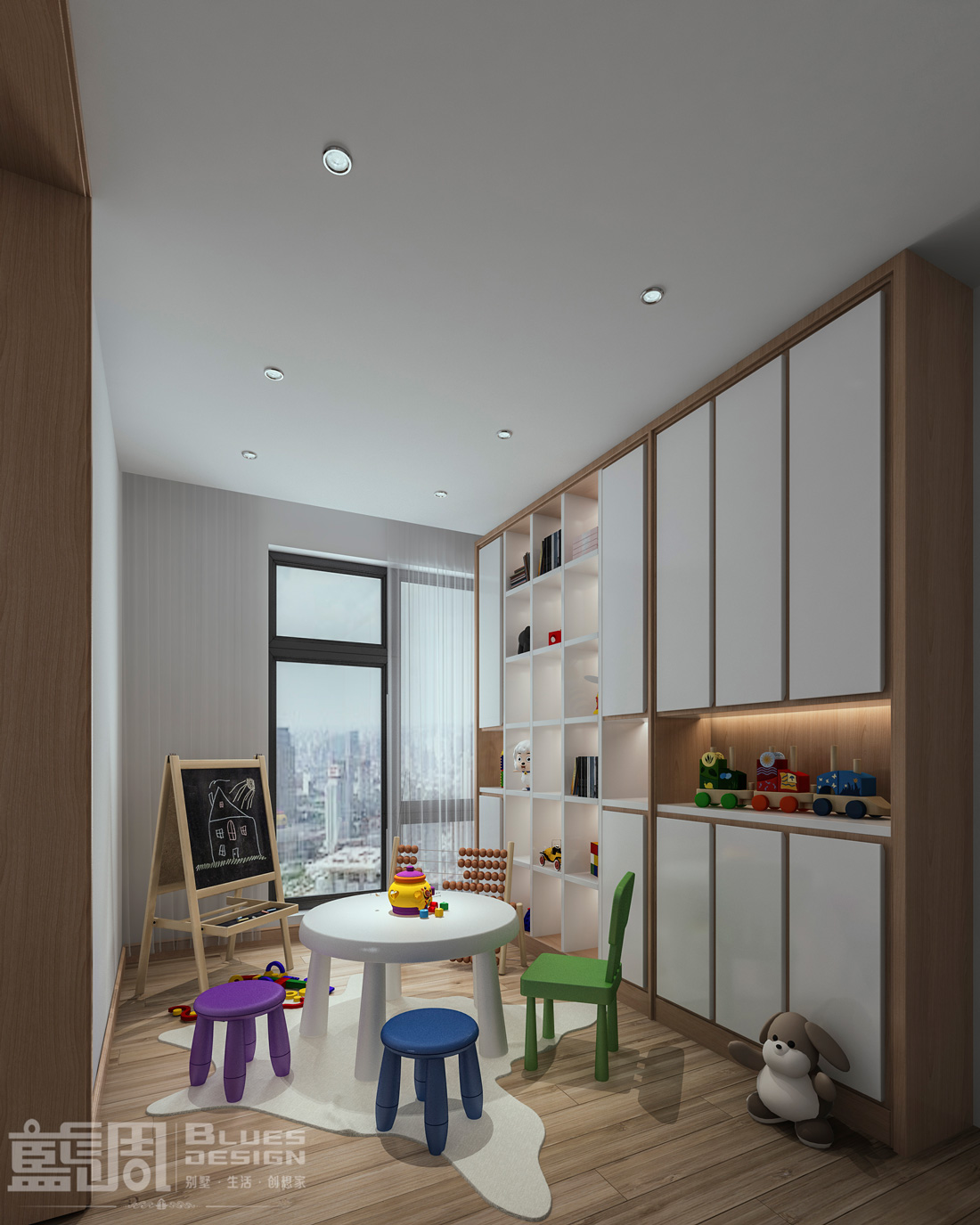 深圳尚峰私宅設計-休閑區(qū) | 藍調(diào)設計